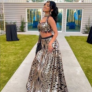 Beautiful flirty lengha for indian outfit wedding worn only once